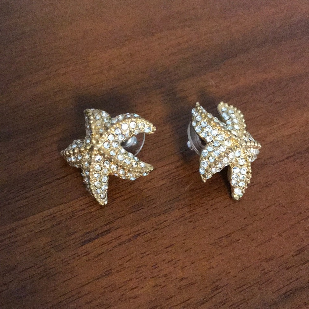 Beautiful J.Crew Starfish Stud Earrings
